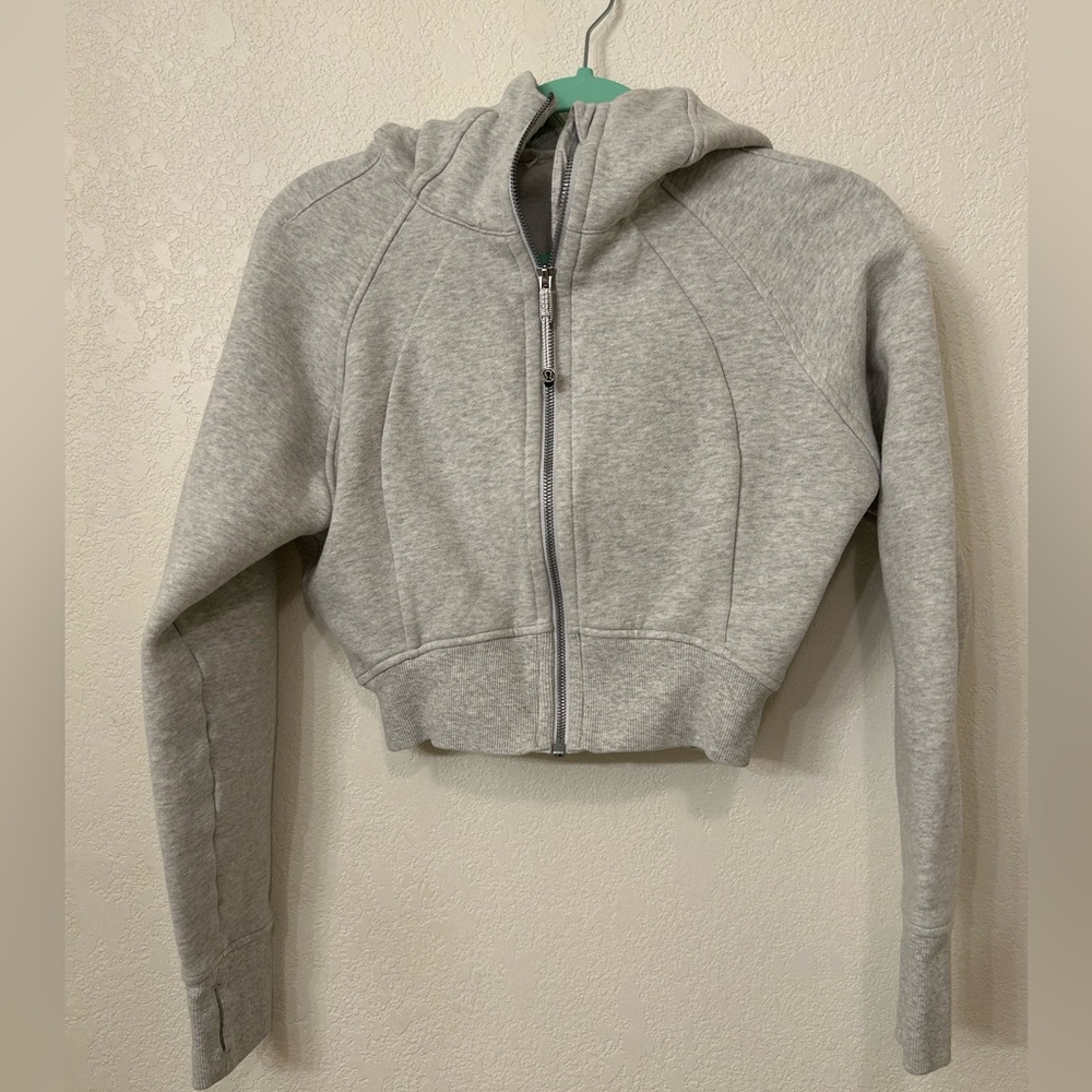 Lululemon Cropped Scuba Full Zip